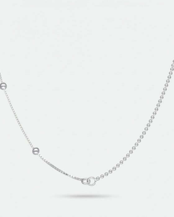 Collar Choker Ajustable Veneciano Esferas