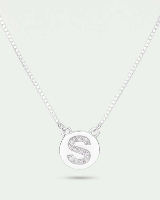 Collar Círculo Letra S Circones