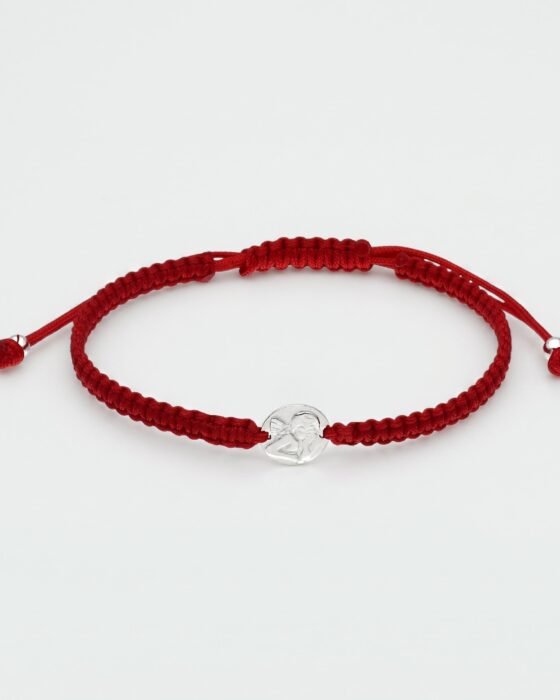 Pulsera Hilo Rojo Ajustable Ángel de la Guarda