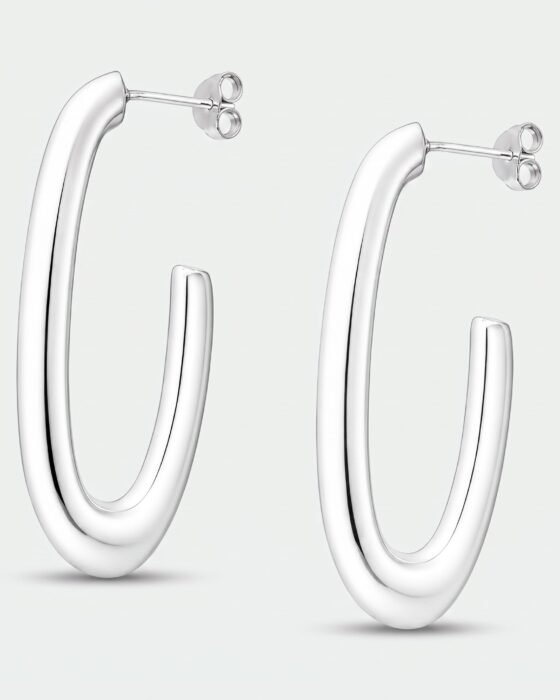 Semi Argolla Ovalada 40x18 mm