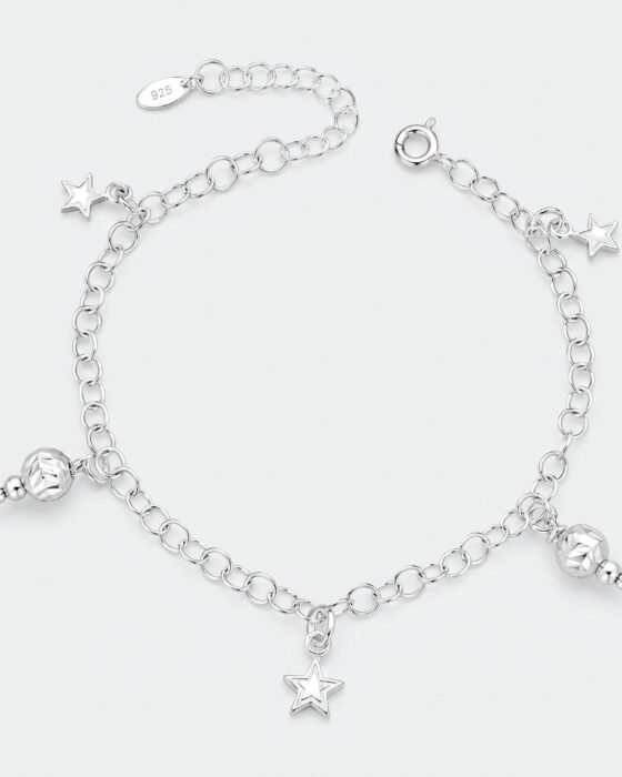 Pulsera Estrellas Esferas Facetadas
