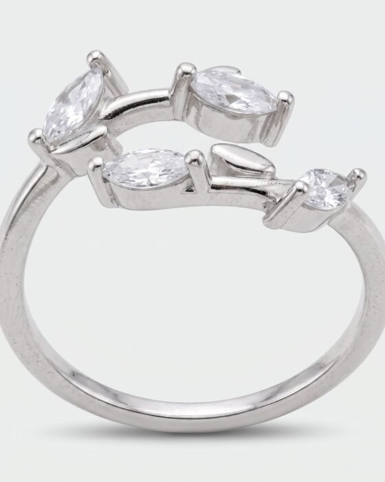 Anillo Midi Espigas Circones