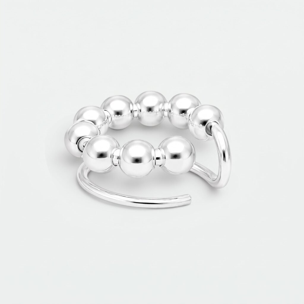 Aro Ear Cuff Esferas Valor por Unidad