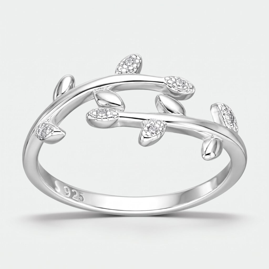 Anillo Ajustable Espiga Circones